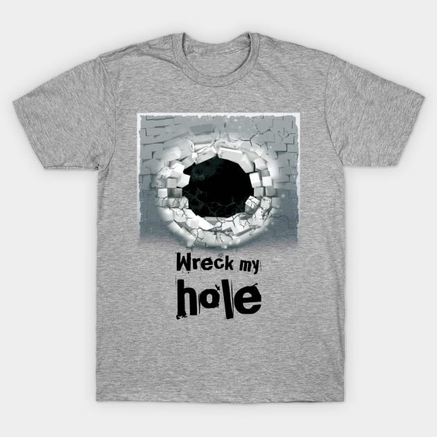 Wreck My Hole T-Shirt by JasonLloyd